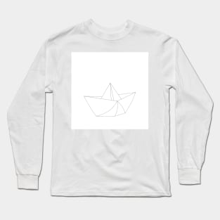 paper boat of origami Long Sleeve T-Shirt